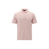 Abdullah Kiğılı Regular Fit Desenli Nakışlı Pamuklu Keten Polo Yaka T-shirt