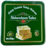 Abdurrahman Tatlıcı Antep Fıstıklı Teneke 300 gr Helva