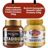 Abdurrahman Tatlıcı Tadıbu 330 gr+ Çavuşoğlu Susamlı Tahin Kreması 330 gr