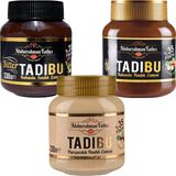 Abdurrahman Tatlıcı Tadıbu Fındık Ezmesi 3'lü Lezzet Kakaolu Fındık Ezmesi Bitter Kakaolu Fındık Ezmesi Parçacıklı Fındık Ezmesi - 750 gr