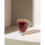 Abeille 4'lü Çay Fincanı - Şeffaf - 170 ml
