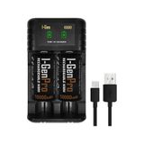 Abell 131618158 I-Gen Batteries G32D 2 Li Aa/aaa/c/d Pil Şarj Aleti + 2 Adet Pro D 10.000 Mah 1.2 V Ni-Mh Şarjlı D Büyük Boy Pil Seti