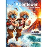 Abenteuer mit Samuel und Paul: Amerika, Asien, Australien bis ins Weltall, Hardcover DIN A4, 80 Seiten, personalisiertes Buch als Geschenk zum ... Einschulung (Personalisierte Bücher, Band 2)