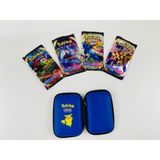 Abetto Pokemon Sword & Shield Blister Pack ve Pokemon Kart Koruma Çantası (4 Paket Bir Arada)