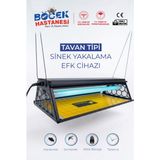 Abh Kimya Sinek Yakalama Cihazı Tavan Tipi Efk Cihazı - Sinek Tutucu Yapışkan Hediyeli
