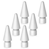 Abiarst Apple Pencil 1./2. Nesil ile Uyumlu Yedek Uçlar, iPad Pro Kalem 2/1 Gen için Kalem Uçları (6'lı Paket)