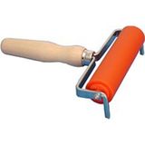 Abig 131000 120x30 mm Ahşap Saplı Kauçuk Linol Merdane