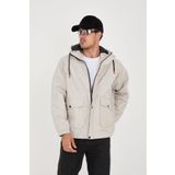 ABİLLİTA Erkek Mevsimlik Mont Su ve Rüzgar Geçirmez Oversize Ceket OVERSİZE