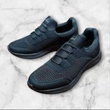 Abin Store Günlük Lastikli Spor Ayakkabı Yazlık Mevsimlik Ultra Hafif 40-47 Numara Büyük Boy Aqua Ayak - 0 - Siyah