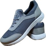 Abin Store Günlük Lastikli Spor Ayakkabı Yazlık Mevsimlik Ultra Hafif 45-46-47 Numara Büyük Boy Aqua Ayakkabı - Gri