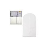 Abiye Elbise Kılıfı 60X100cm Siyah - Beyaz Su Geçirmez Dress Cover Plastik Beyaz Cn