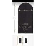Abiye Elbise Kılıfı Fermuarlı Gamboç 60 Cm 160 Cm - 1