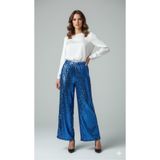 abiye, gece kıyafeti parlak pantolon Lacivert M/L