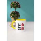 Abiye Hediye Canım Abim Kupa Bardak Sarı - 1 Adet - 300 ml