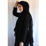 Abiye Şifon Şal Önü Dantelli