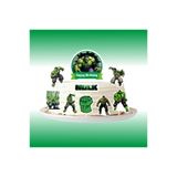 abjad Hulk Doğum Günü Pasta Süsü Seti