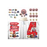abjad Şimşek Mcqueen / Cars Doğum Günü Seti 4 Yaş