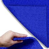 Abk Plastik 100x1400 cm Kıvırcık Mavi Kaymaz Kaydırmaz Halı