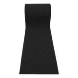 Abk Plastik 100x200 cm Kıvırcık Siyah Kaymaz Kaydırmaz Halı