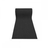 Abk Plastik 100x450 cm Kıvırcık Siyah Kaymaz Kaydırmaz Halı
