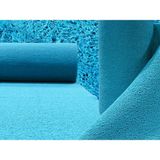 Abk Plastik 120x1000 cm Kıvırcık Turkuaz Kaymaz Kaydırmaz Halı
