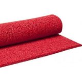 Abk Plastik 14 mm 100x1500 cm Kıvırcık Kırmızı Kaymaz Kaydırmaz Halı