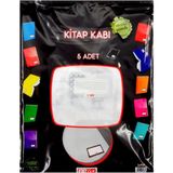 Abka 22.5x28 cm 5'li Şeffaf Hazır Kitap Kabı