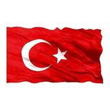 Abka 40X60 cm Dikişli Türk Bayrağı Kırmızı Renkli 1 Adet Kırtasiye Ürünü