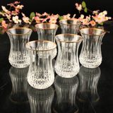 Abka Çay Bardak Seti Izel 3mm Altın 62511
