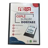 Abka Sunum Dosyası Önü Cepli A4 100'LÜ (1.22.03.007)***