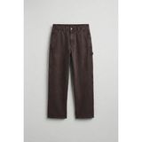 Abluka Online Erkek Baggy Marangoz Cepli Jean Pantolon Kahverengi - S