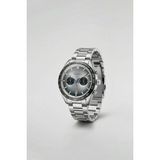 Abluka Online Erkek Çelik Kordon Tachymeter Analog Kol Saati Gümüş - STD