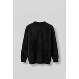 Abluka Online Erkek Oversize Dokulu Kazak Siyah - M