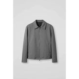 Abluka Online Erkek Relaxed Fit Fermuarlı Ince Ceket Antrasit - 2XL