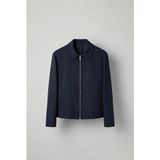 Abluka Online Erkek Relaxed Fit Fermuarlı Ince Ceket Koyu Lacivert - 200Lacivert - 2XL