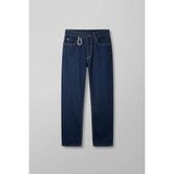 Abluka Online Erkek Relaxed Straight Fit Kontrast Dikişli Jean Pantolon Lacivert - 33