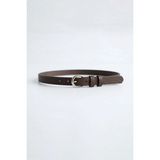 Abluka Online Erkek Smart Casual Ince Metal Tokalı Kemer Kahverengi - 110 cm