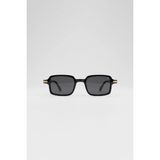 Abluka Online Unisex Minimal Köşeli Kemik Çerçeve Güneş Gözlüğü Siyah