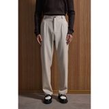 ablukaonline Erkek Baggy Fit Kumaş Pantolon Bej