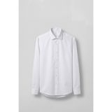 ablukaonline Erkek Slim Fit Pamuk Klasik Yaka Uzun Kollu Gömlek Beyaz
