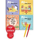 Abm Yayınevi Alfa Kalem+ (Mehtap Arat) Mizi’nin Uykusu Nerede?+Banyo Oyuncağı+Aktivite Kitabı+Yemeği 4 Kitap