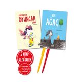 Abm Yayınevi Alfa Kalem+Küçük Bir Oyuncak Daha+Bir Ağaç+Rodrigo Mattioli 2 Kitap+Yeni+Okul Öncesi Kitaplar