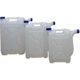 Abnturk 1 Adet 30 Litre Sağlıklı Su Taşıyıcı Saklayıcı Kaliteli Plastikten Üretim Kokusuz Gagalı Su Bidonu - Beyaz - yok