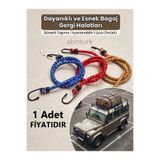 abnturk 1 Adet Bagaj Gergi Halatları Oto Bagaj Lastiği Elastiki Dış Yüzeyi Polyester ip Örgülü Çok Amaçlı Kullanım için 8mm Kalınlıkta Araba Motorsiklet Bisiklet Yük Taşıma için ideal Gergi ipleri