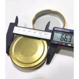 abnturk 10 Adet 63 mm Uzun Etekli Geniş Kenar Metal Konserve Kavanoz Kapağı DIŞ:66MM-IÇI:63MM 25 Yıl Garanti