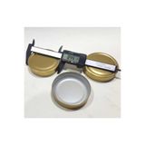 abnturk 10 Adet 82 mm Uzun Etekli Derin-Geniş Kenar Metal Konserve Kavanoz Kapağı Içi %100 Sızdırmaz Silikon