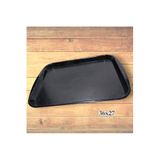 abnturk 10 Adet Kırılmaz Servis Tepsisi 36X27 Kaydırmaz İç Yüzeyi Pütürlü Fastfood Cafe Restaurant Tip Tepsi, 10ADET-36-abn1512222146