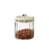 abnturk 1100Ml Vakum Kapaklı Yazılı Yuvarlak Cam Kavanoz Saklama Kabı Hava Almaz Sızdırmaz, brc203919122025