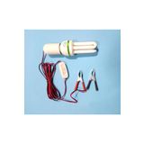 abnturk 12 Volt Akü Ile Yanan Yüksek Işıklı Maşalı Aydınlatma Sistemi Işıldak 3metre Boyunda Uzatma Kablolu