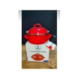 abnturk 12Cm Kırmızı Renk Emaye Mini Tencere, brc171123062025
